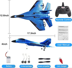 Remote Control Airplane RC Glider for Adults & Kids Easy to Fly EPP Foam Aircraft