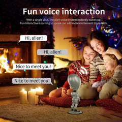 Talking Alien Star Galaxy Projector With Timer And Remote Control & Voice Function