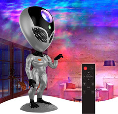 Talking Alien Star Galaxy Projector With Timer And Remote Control & Voice Function